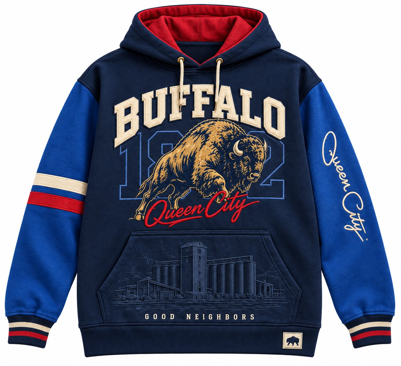 Bison Fusion hoodie, front