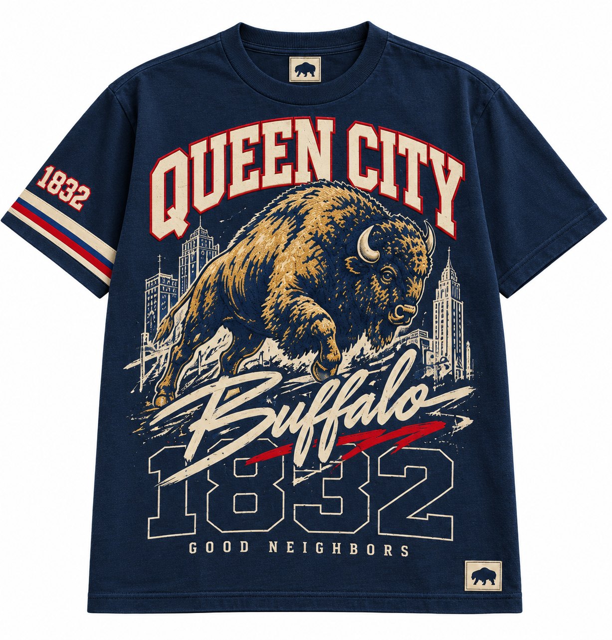 Bison Fusion tee, product photo