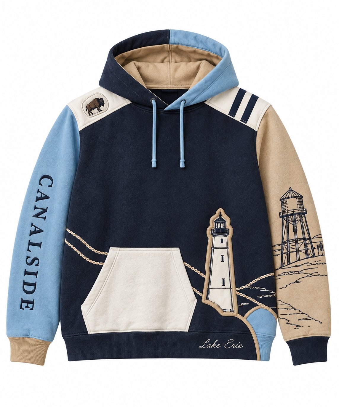 Canalside hoodie, front