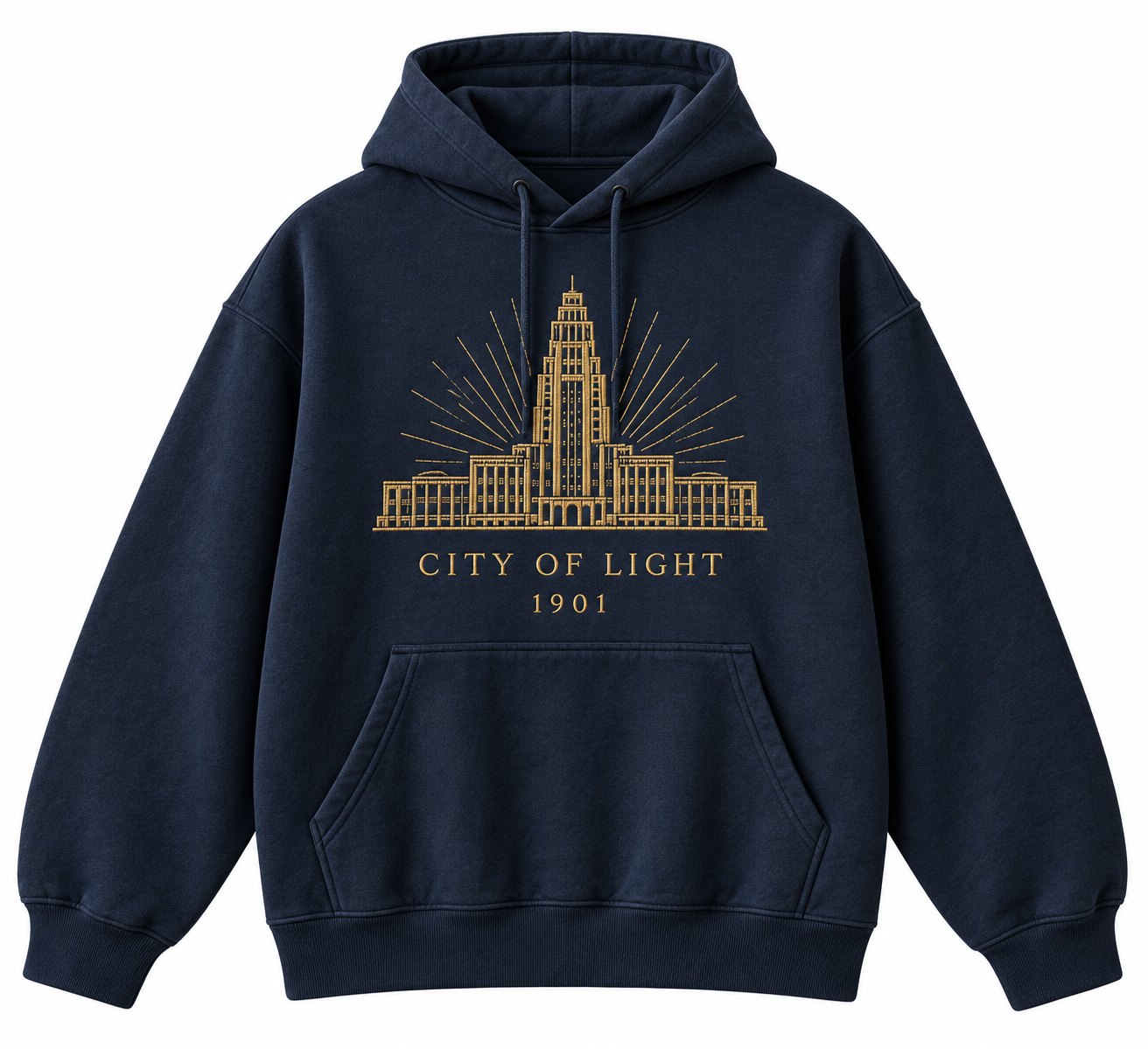 City of Light 1901 hoodie, front