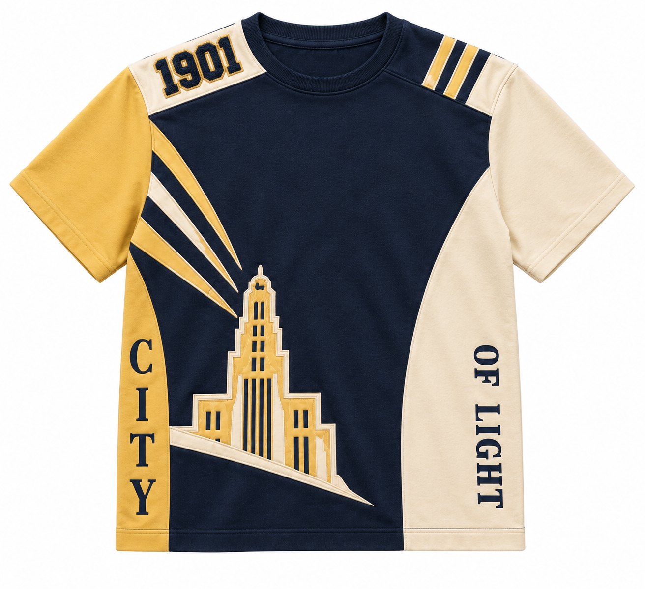 City of Light Colourblock tee, product photo