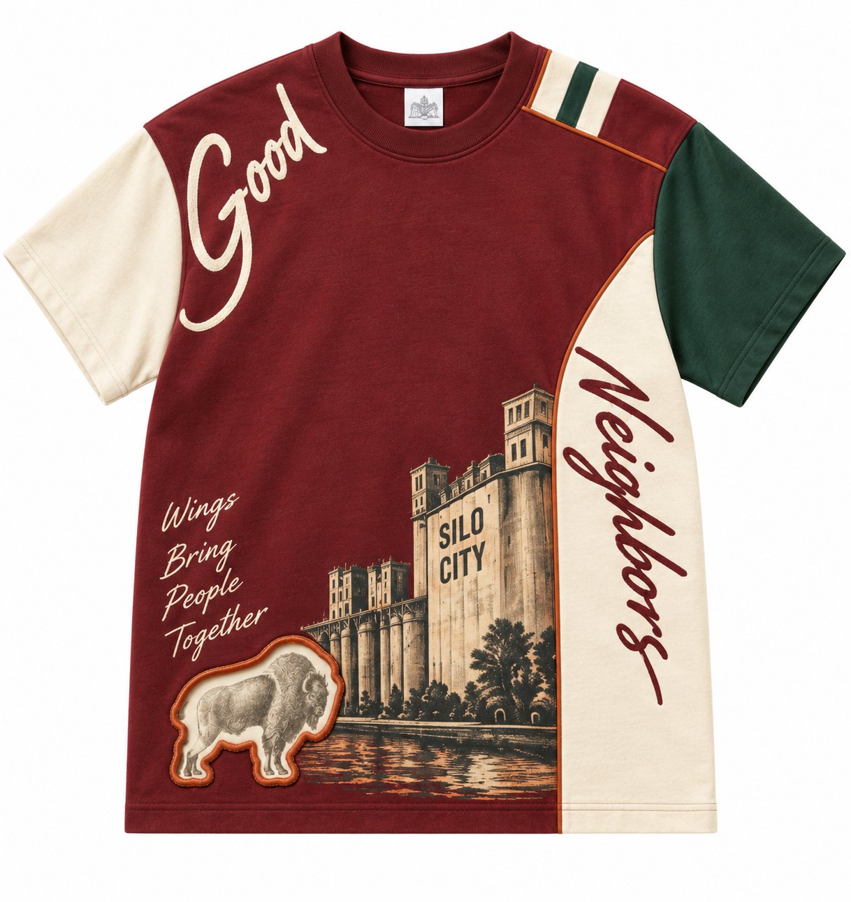 Good Neighbors Colourblock tee