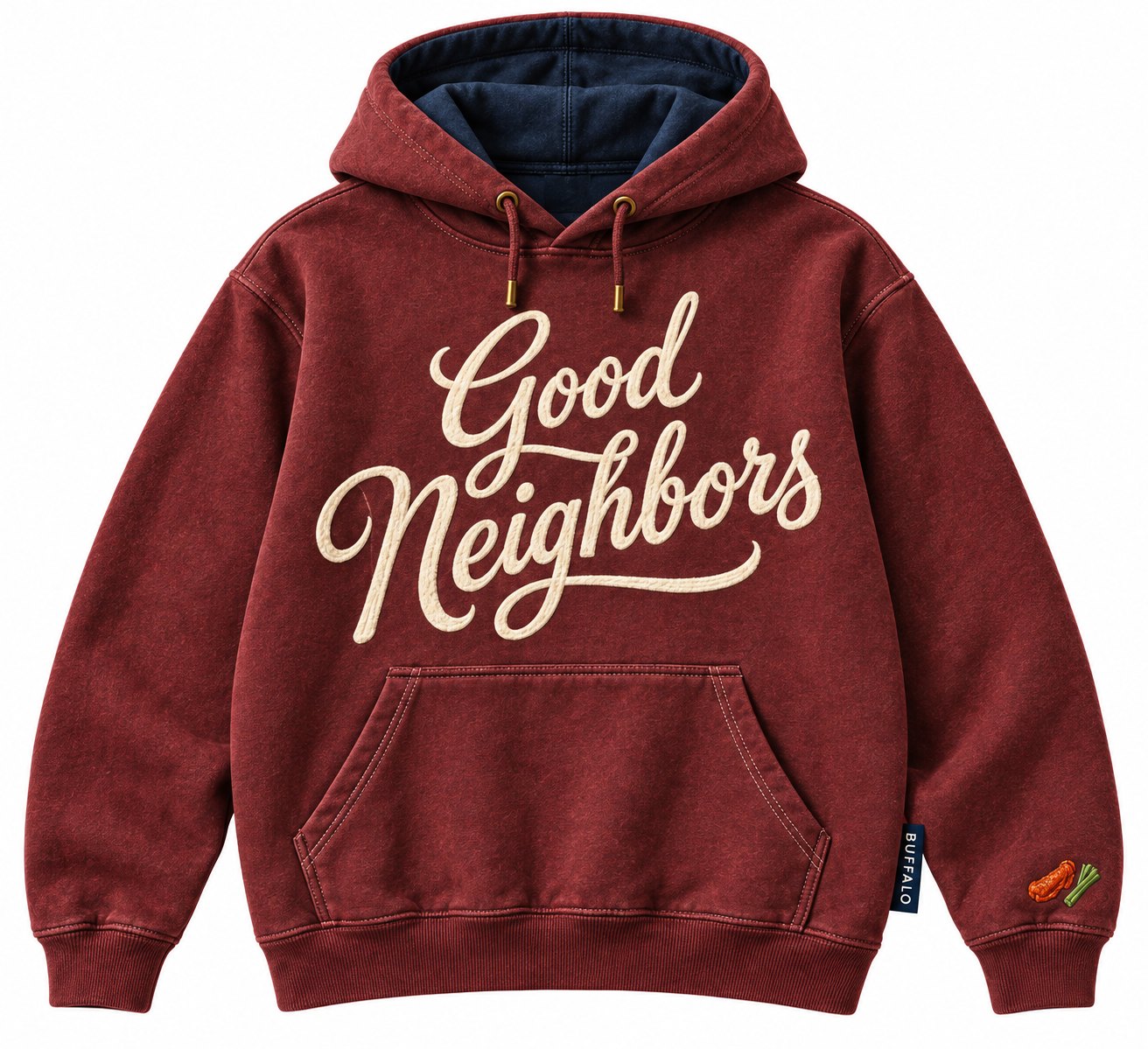 Good Neighbors hoodie, front