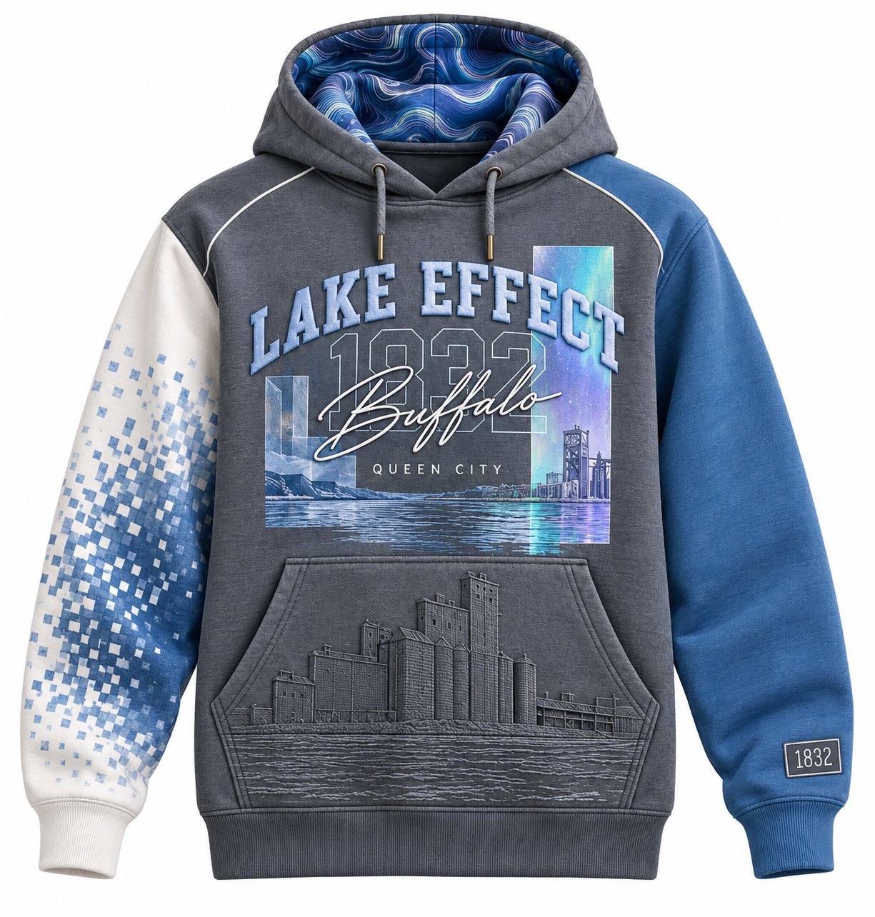 Lake Effect Glass hoodie, front