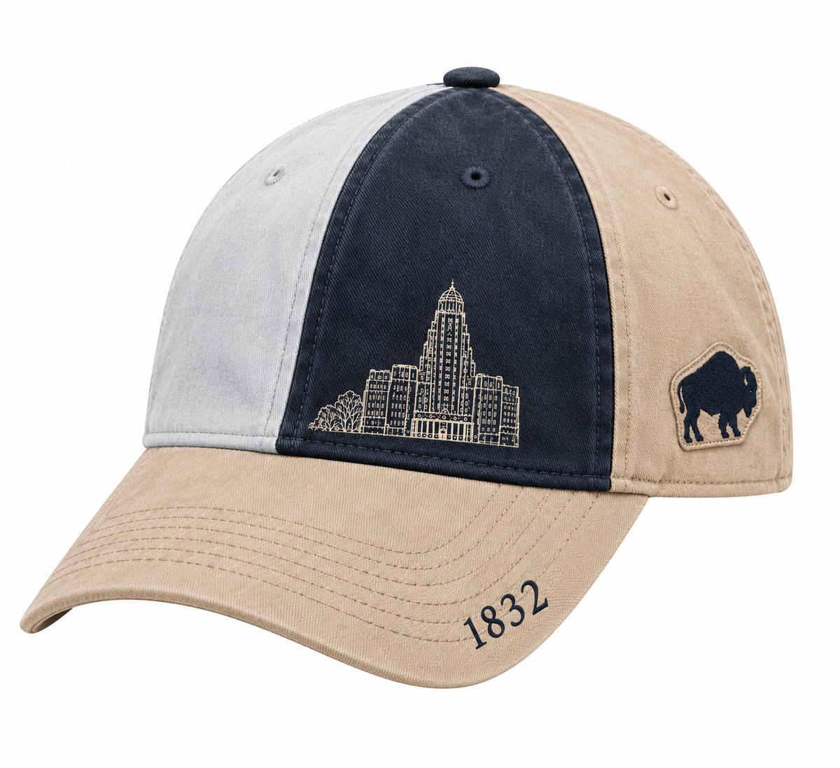 Line Art Colourblock cap
