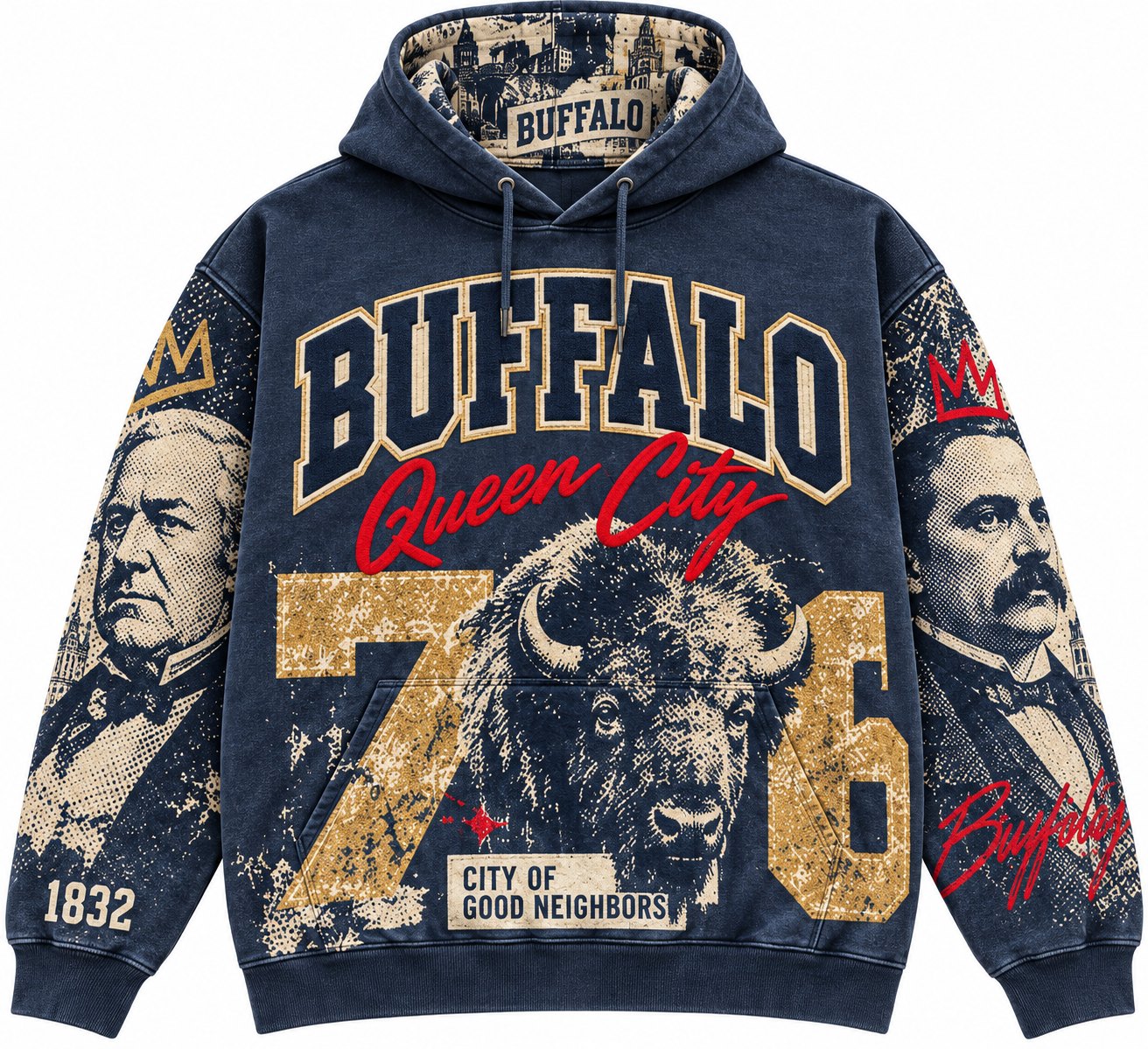 Pop Art 716 hoodie, front