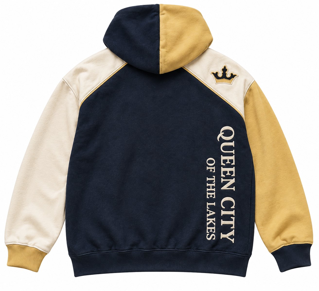 Queen City Colourblock hoodie, back