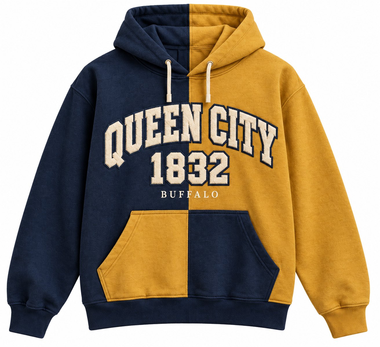 Queen City Heritage hoodie, front