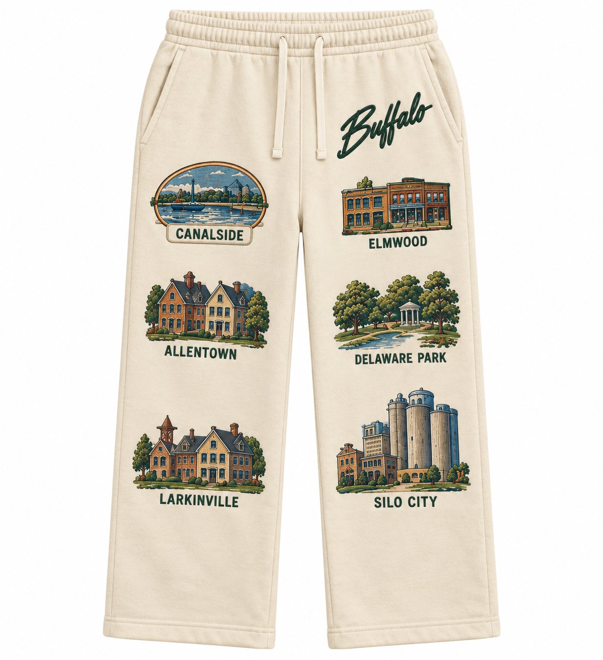 Retro Travel sweatpant, product photo