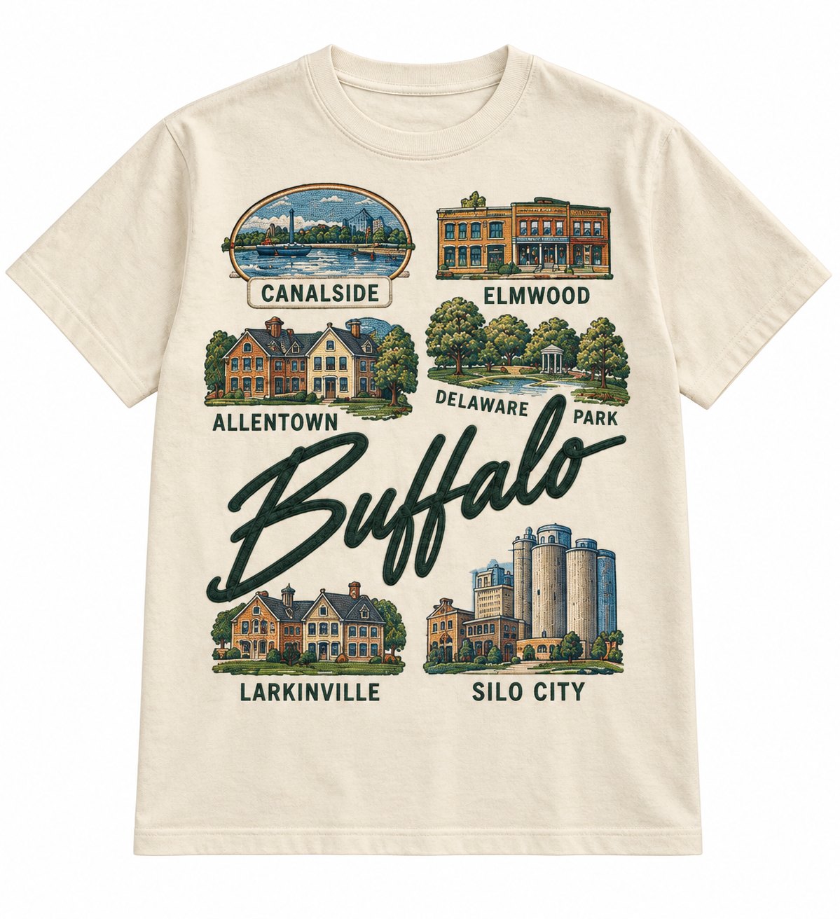 Retro Travel tee, product photo