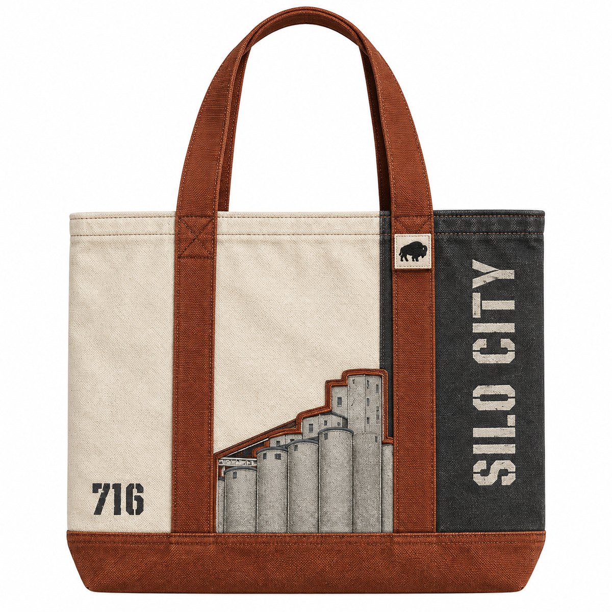 Silo City tote, product photo