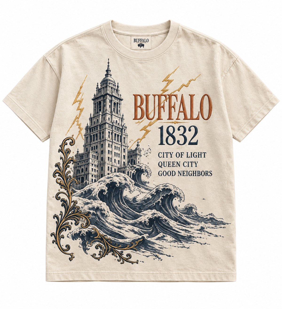 Surreal Victorian tee, product photo