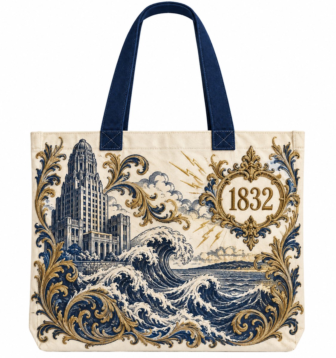 Surreal Victorian tote