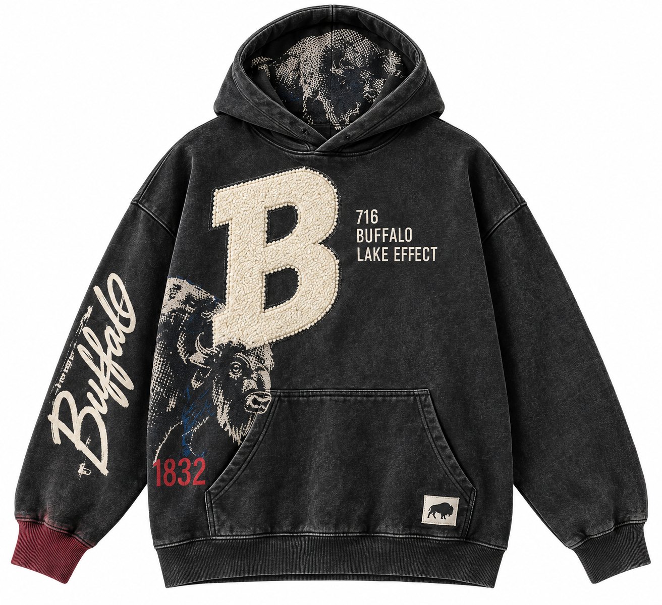 Teen Drop Graffiti hoodie, front