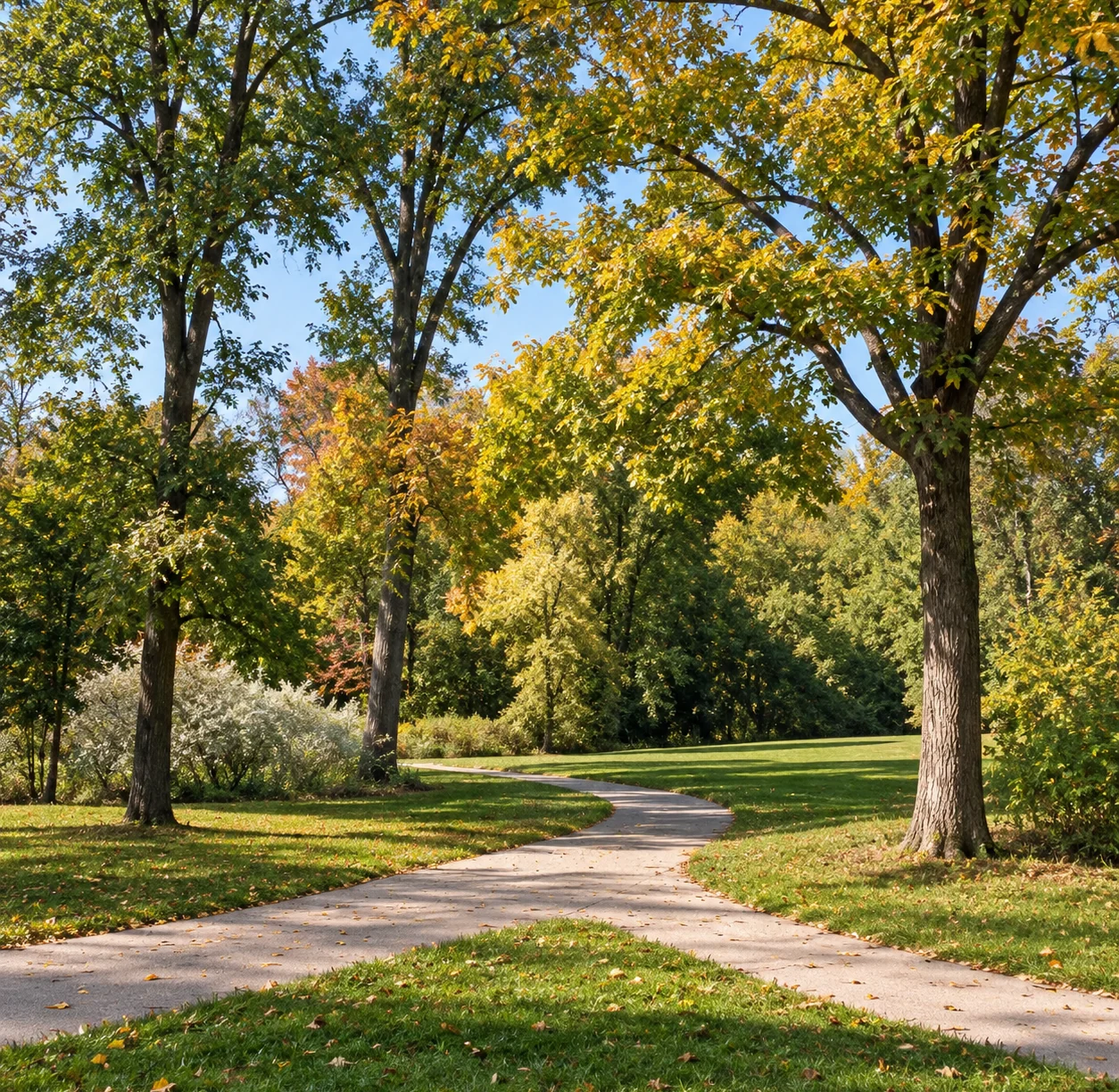 Illustrative landscape for Forest Field Park