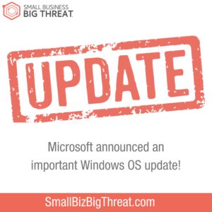 Important Windows OS Update