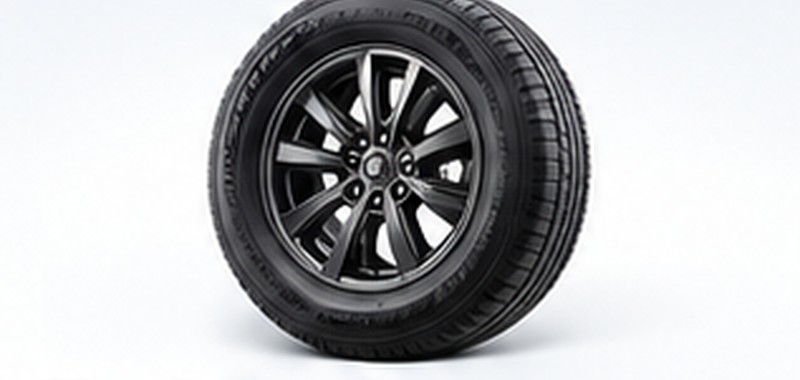 Wheel and tire ready for balancing