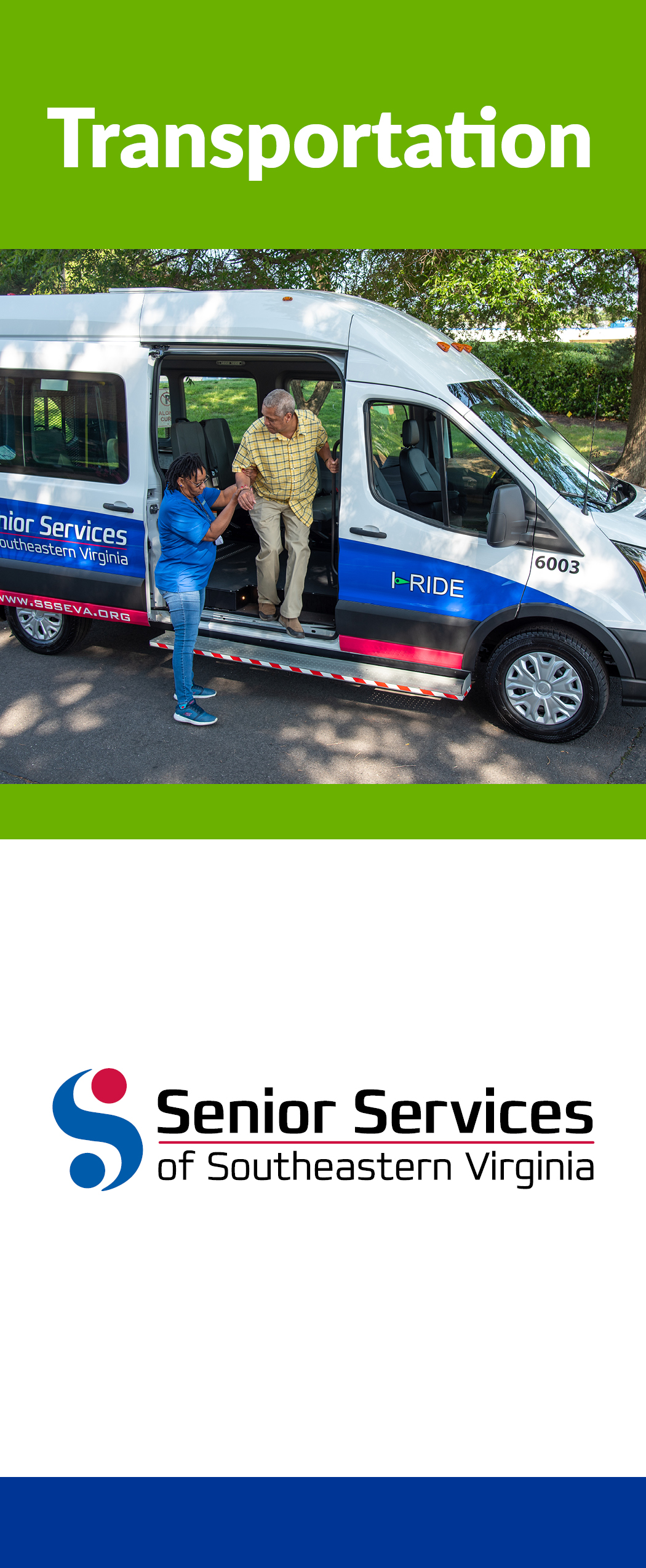 Transportation brochure cover