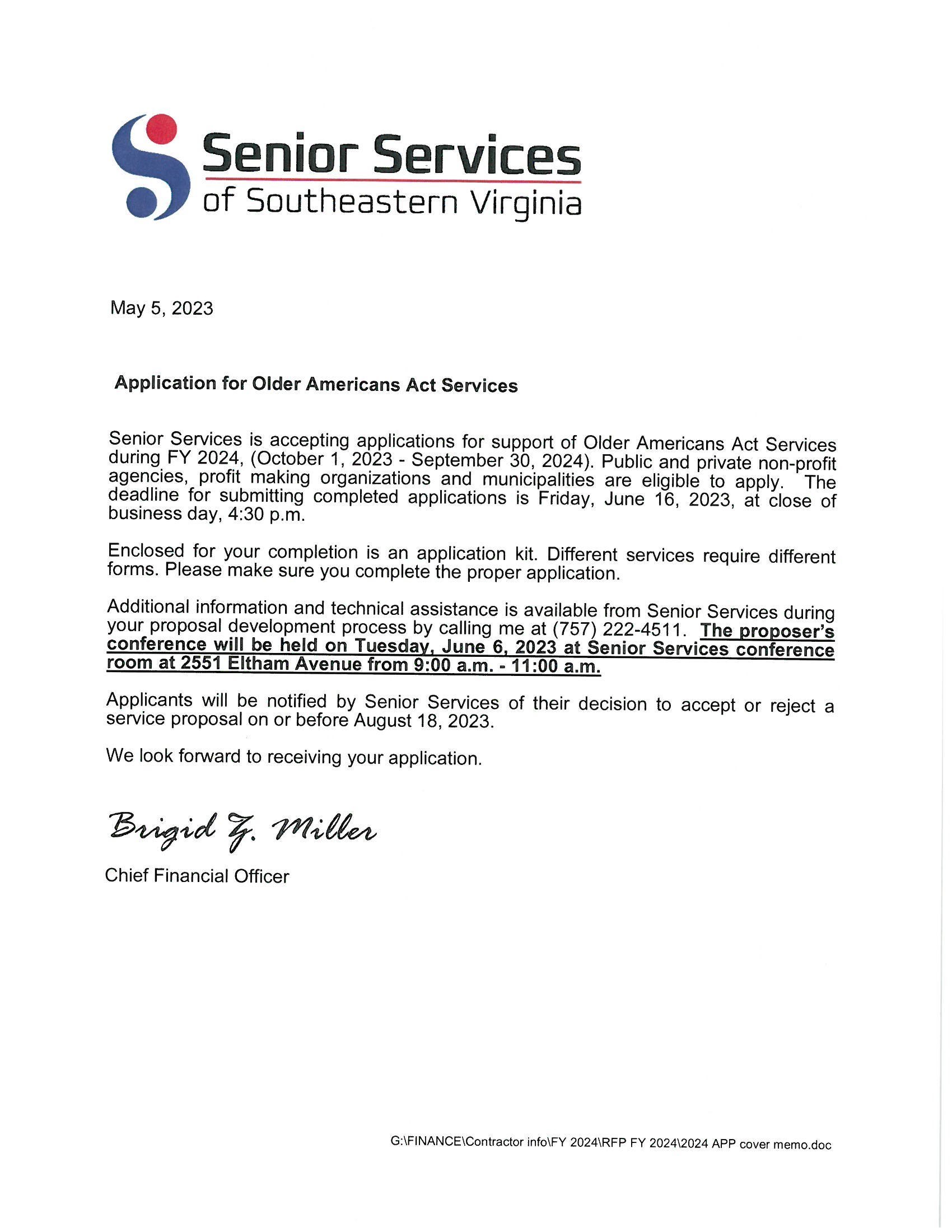 FY 2024 RFP Day Care Application pdf — page image