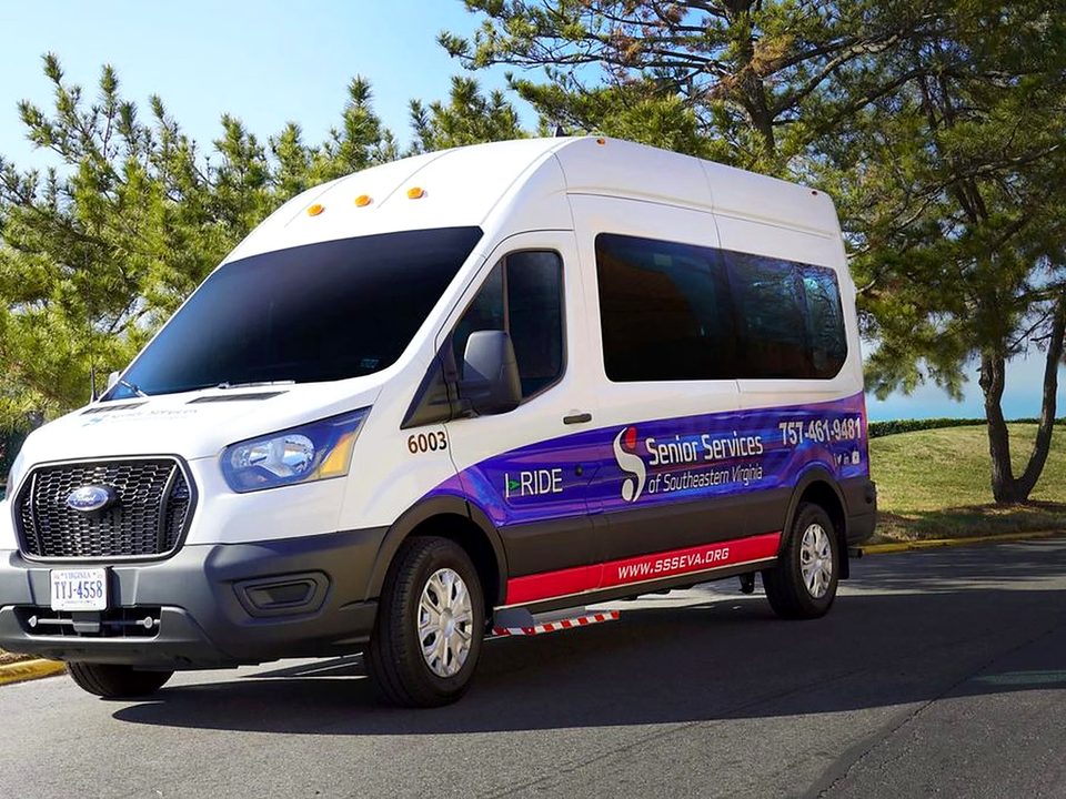 A Senior Services I-RIDE van