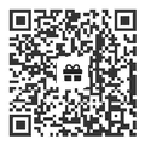 QR code linking to the online Welcome Home Basket donation
