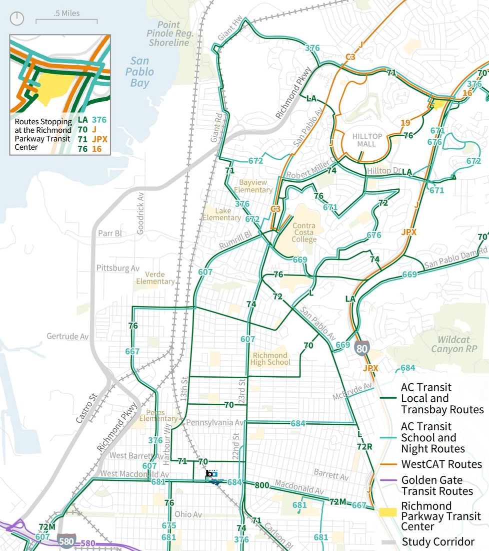 Figure in “Bike & Ped Network”, from page 10 of the original document. A written description is available on request.