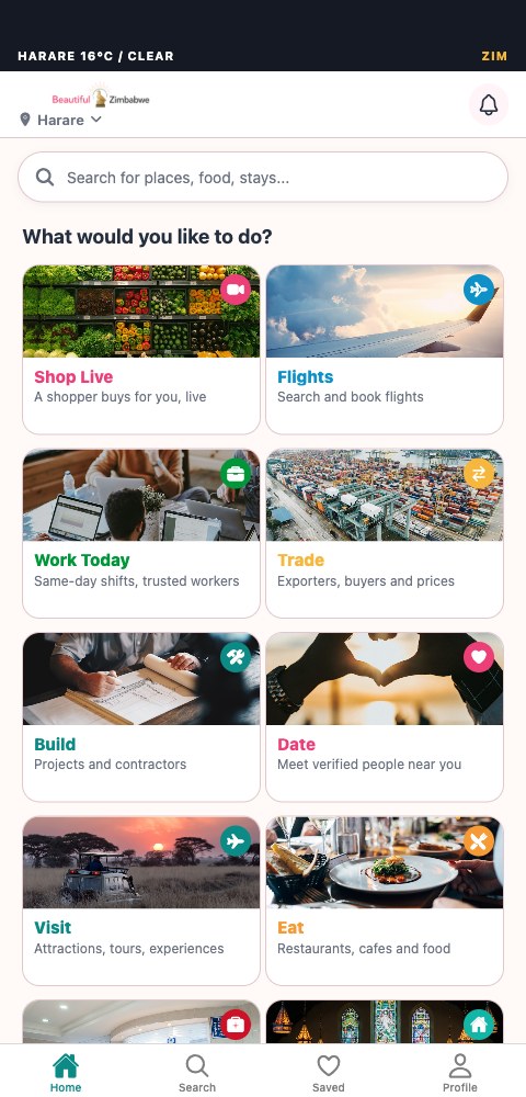 Beautiful Zimbabwe app screen 1